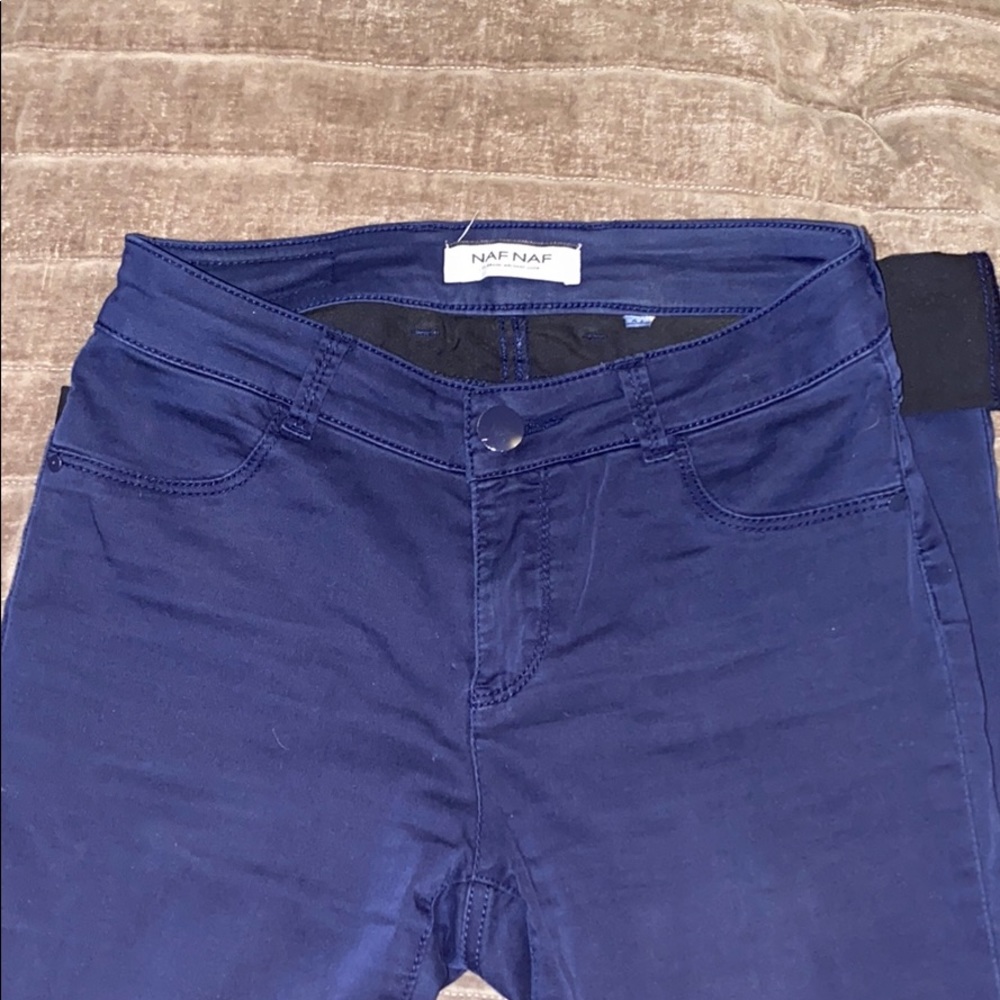 Blue jeggings NafNaf